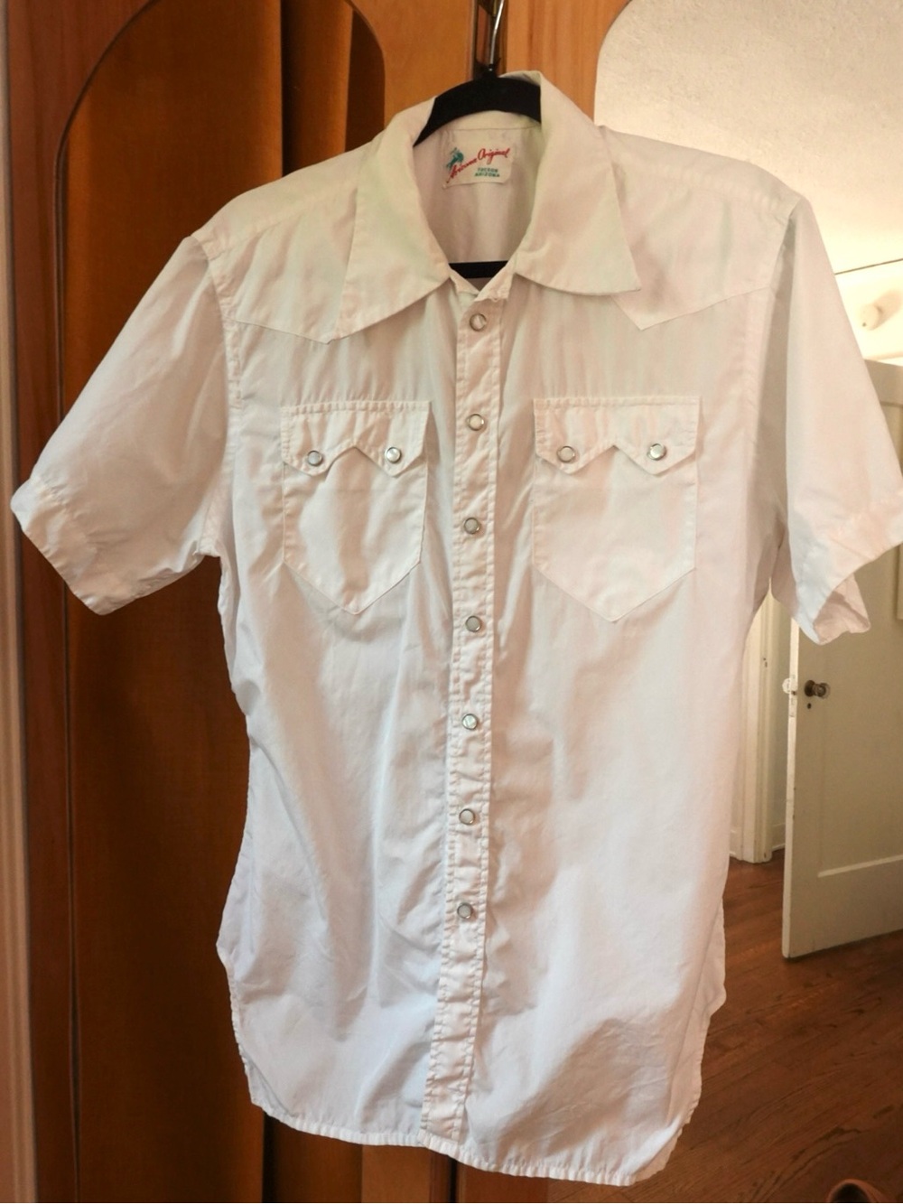 Arizona Original Short-Sleeve White Western Shirt